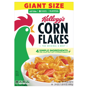 Corn Flakes Cereal Giant Size, 24 oz (1 lb 8 oz) 680 g