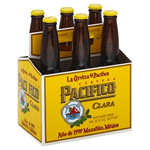Pacifico Beer, Clara, 6 - 12 fl oz bottles