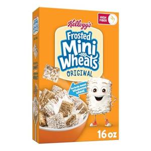 Frosted Mini-Wheats High Fiber Original Cereal, 16 oz (1 lb) 453 g