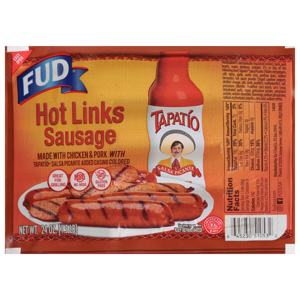 FUD Sausage, Hot Links, 24 oz (1.5 lb)
