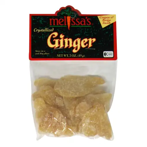 Trader Joe's Crystallized Ginger - 3 Pack Sweet & Spicy Candied Ginger