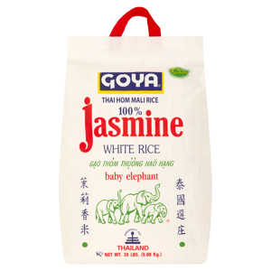 Goya Baby Elephant 100% Jasmine White Rice, 20 lbs