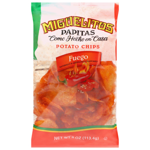 Miguelitos Fuego Potato Chips, 4 oz (113.4 g)