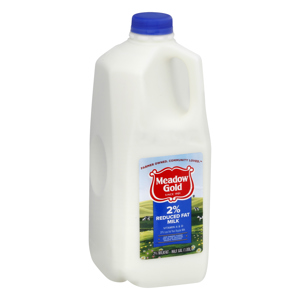 Meadow Gold Milk, 2% Reduced Fat, half gal (1.89 l)