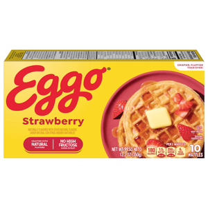 Eggo Strawberry Waffles, 10 waffles [12.3 oz (350 g)]