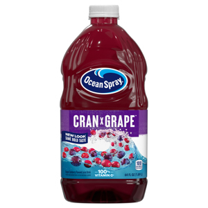 Ocean Spray Juice Drink, Grape Cranberry Flavored, 64 fl oz (1.89 l)