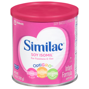 Similac Infant Formula with Iron, Soy-Based, Birth-12 Months, 12.4 oz (352 g)