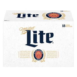 Miller Lite Beer, 18 - 12 oz bottles