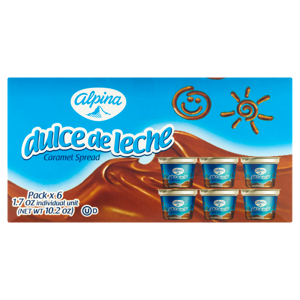 Alpina Caramel Spread, 1.7 oz, 6 count