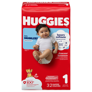 Huggies Disney Baby Size 1 Diapers (8-14 lbs (4-6 kg)), 32 diapers