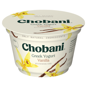 Chobani Yogurt, Nonfat, Greek, Vanilla, 5.3 oz (150 g)