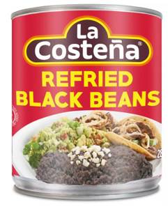 La Costena® Refried Black Beans 28.9 Oz. Cans