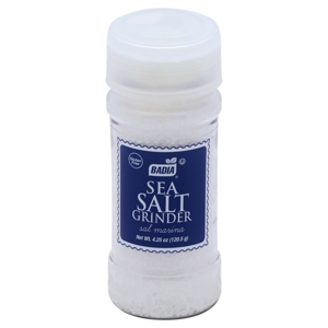 Badia Sea Salt Grinder, 4.25 oz (120.5 g)