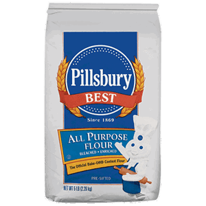 Pillsbury Best Bleached All Purpose Flour, 80 oz (5 lb) 2.26 kg