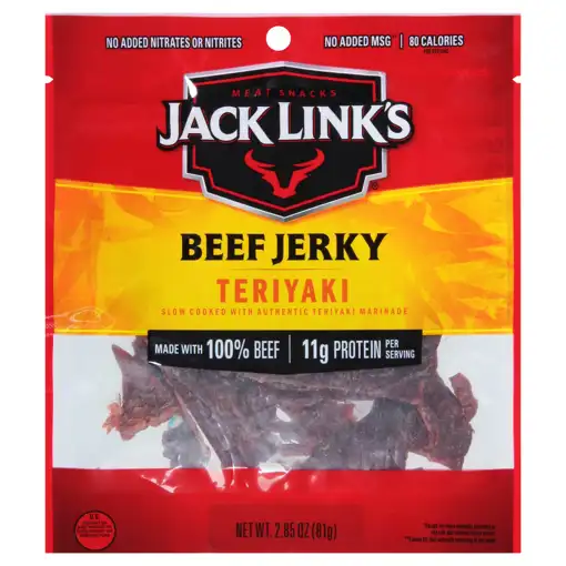 Jack Link's Teriyaki Beef Jerky-0.9 oz.-48/Case MPN