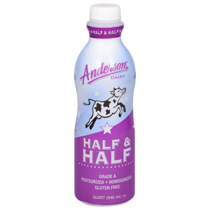 Anderson Dairy Half & Half 1 Qt