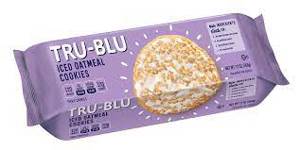 Tru Blu Iced Oatmeal Cookies, 12 oz