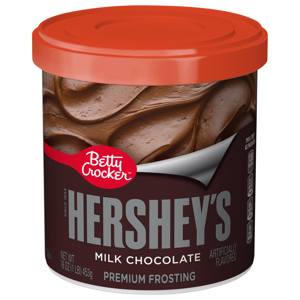 Betty Crocker Premium Hershey's Milk Chocolate Frosting, 16 oz (1 lb) 453 g