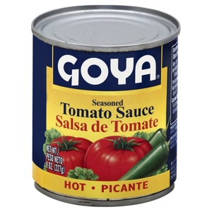 Goya Tomato Sauce, Seasoned, Hot, 8 oz (227 g)
