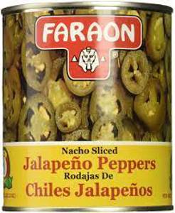 Faraon Jalapeno Peppers, Nacho Sliced, 26 oz