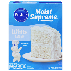 Pillsbury White Cake Mix, 15.25 oz (432 g)