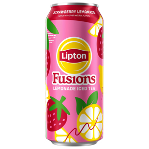 Lipton Lemonade Iced Tea, Strawberry Lemonade, 16 fl oz (1 pt) 473 ml
