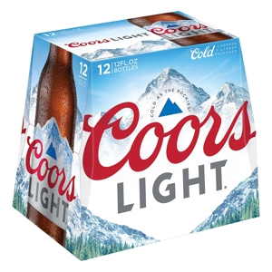 Coors Light Beer, 12 - 12 fl oz bottles