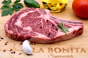 Beef Bone In Rib Eye Steak Choice