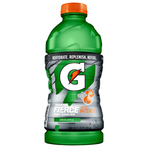 Gatorade Thirst Quencher, Green Apple, 28 fl oz (1.75 pt) 828 ml