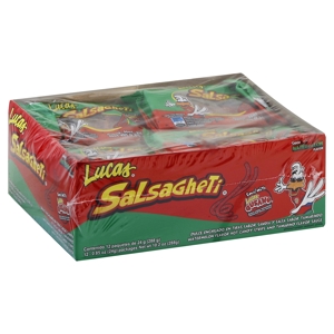 Lucas Candy Strips, Watermelon Flavor, 12 - 0.85 oz (24 g) packages [10.2 oz (288 g)]