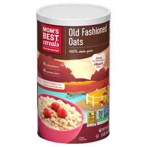 Mom's Best Oats, 100% Whole Grain, Old Fashioned, 16 oz (1 lb) 453 g