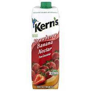 Kern's Nectar, Strawberry Banana, 33.8 fl oz (1.06 qt) 1 l