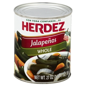 Herdez Jalapenos, Whole, 27 oz (1 lb 11 oz) 765 g