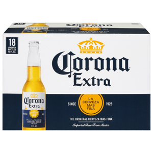 Corona Extra Beer, 18 - 12 fl oz bottles