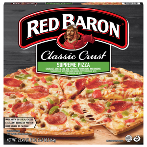 Red Baron Classic Crust Supreme Pizza, 23.45 oz (1 lb 7.45 oz) 664 g