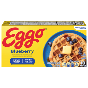 Eggo Blueberry Waffles, 10 waffles [12.3 oz (350 g)]