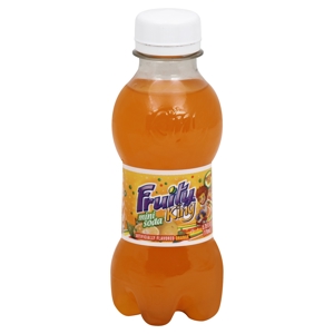 Fruity King Mini Soda, Orange, 5.75 oz (170 ml)