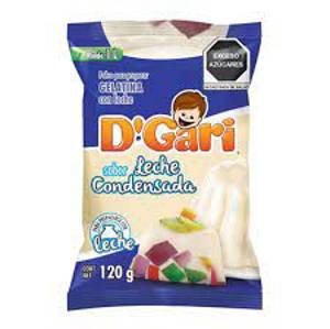 D'Gari Gelatin Dessert, Condensed Milk, 4.2 oz