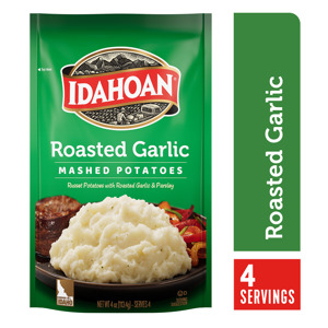 Idahoan Roasted Garlic Mashed Potatoes, 113.4 GRM (4 OZ)