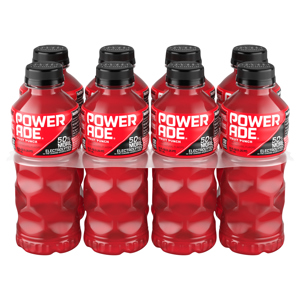 Powerade Sports Drink, Fruit Punch, 8 - 20 fl oz (1.25 pt) 591 ml bottles