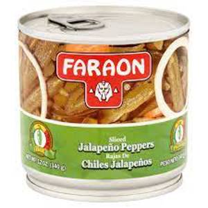Faraon Sliced Jalapeno Peppers, 12 oz
