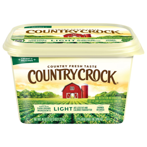 Country Crock Light Vegetable Oil Spread, 45 oz (2 lb 13 oz) 1.27 kg
