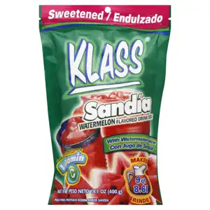 Klass Flavored Drink Mix, Sweetened, Watermelon, 14.1 oz (400 g)