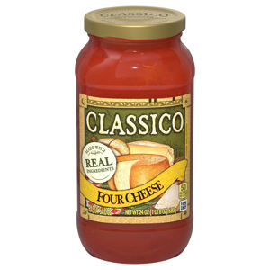 Classico Four Cheese Pasta Sauce, 24 oz (1 lb 8 oz) 680 g