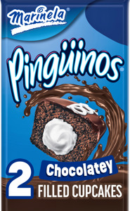 Marinela Chocolatey Crème-filled Chocolate Filled Cupcakes, Twin Pack, 2 count, 2.82 oz