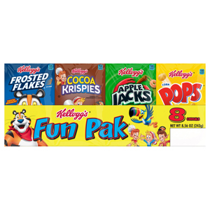 Kellogg's Cereal Fun Pak, 8 cereals [8.56 oz (243 g)]