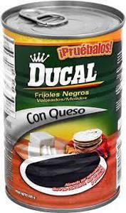 Ducal Frijoles Negros con Queso, Black Beans With Cheese, 15 oz