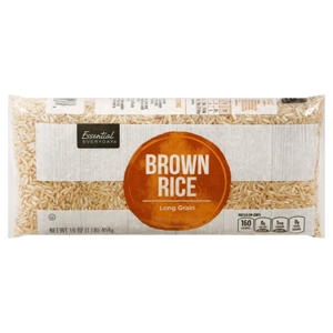 Essential Everyday Brown Rice, Long Grain, 16 oz (1 lb) 454 g