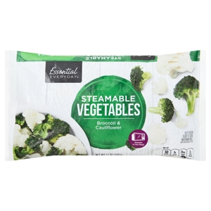 Essential Everyday Vegetables, Broccoli & Cauliflower, Steamable, 12 oz (340 g)