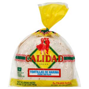 Calidad® Burrito Flour Tortill 10 Ct Bag, 25oz